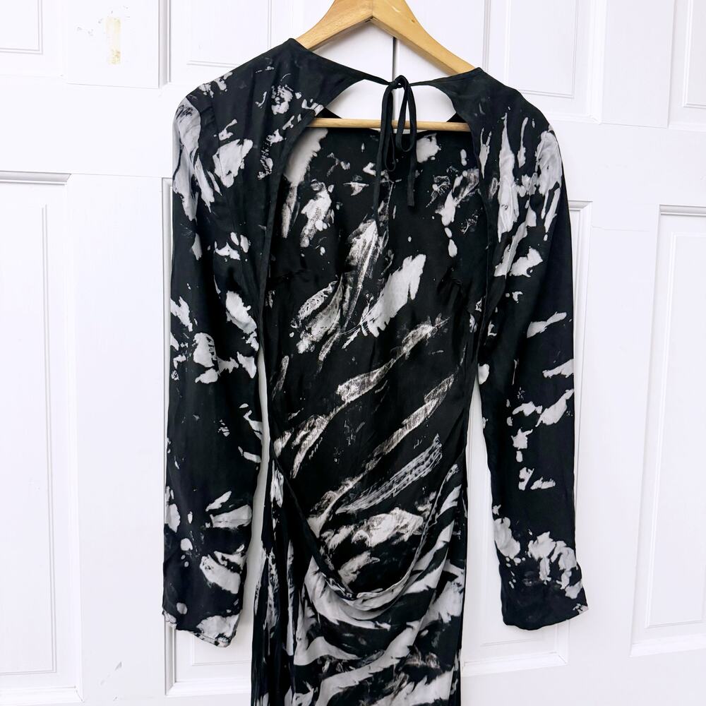 Third Form Twist Through Bias Tie Back Midi Dress - image 7